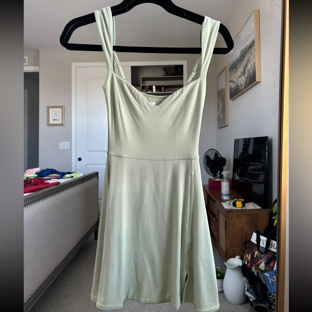 mint green oh polly mini dress